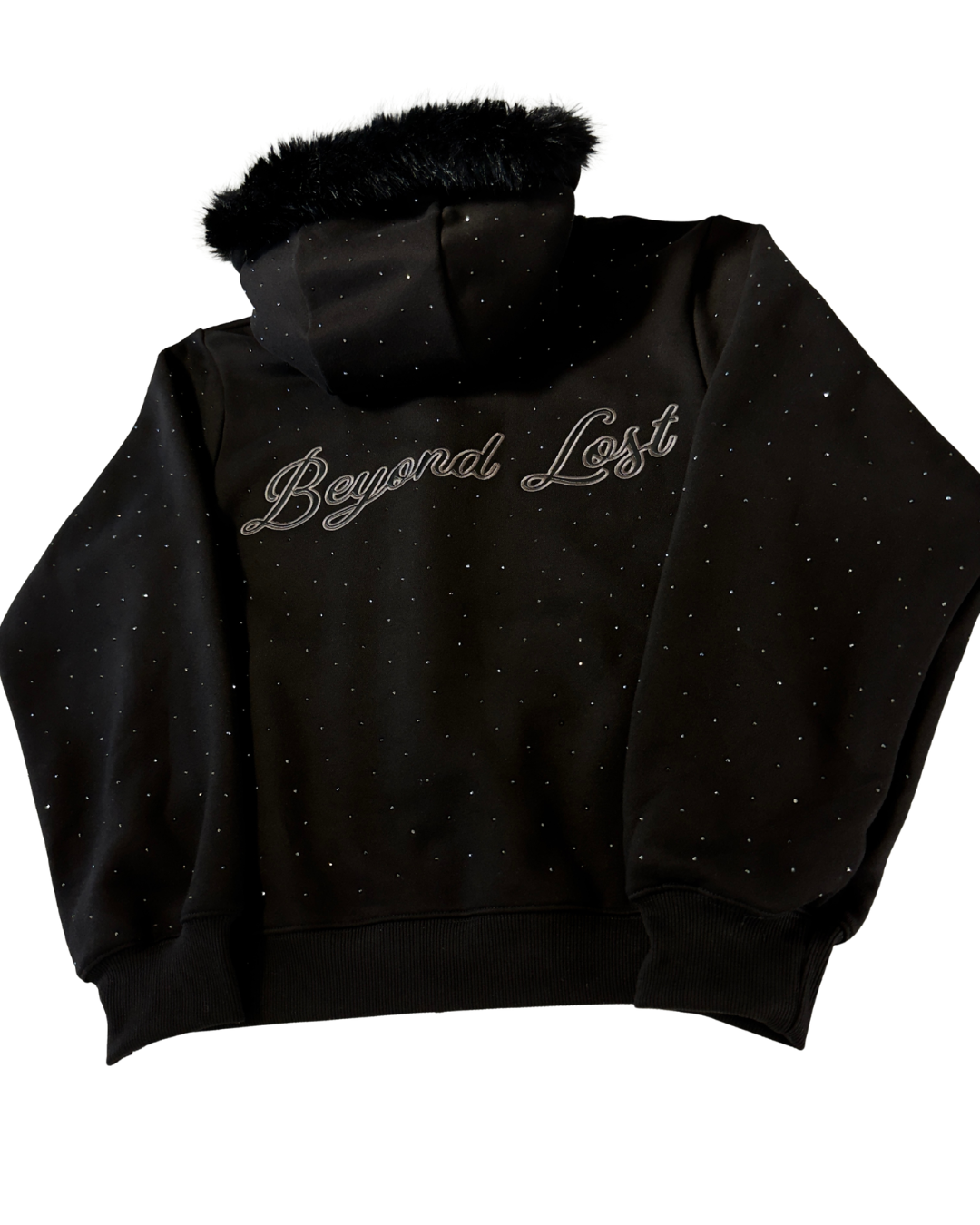 NEW! Black Rhinestone Midnight Star Hoodie
