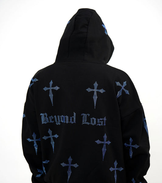 Black and Blue: Crystal Dagger Hoodie