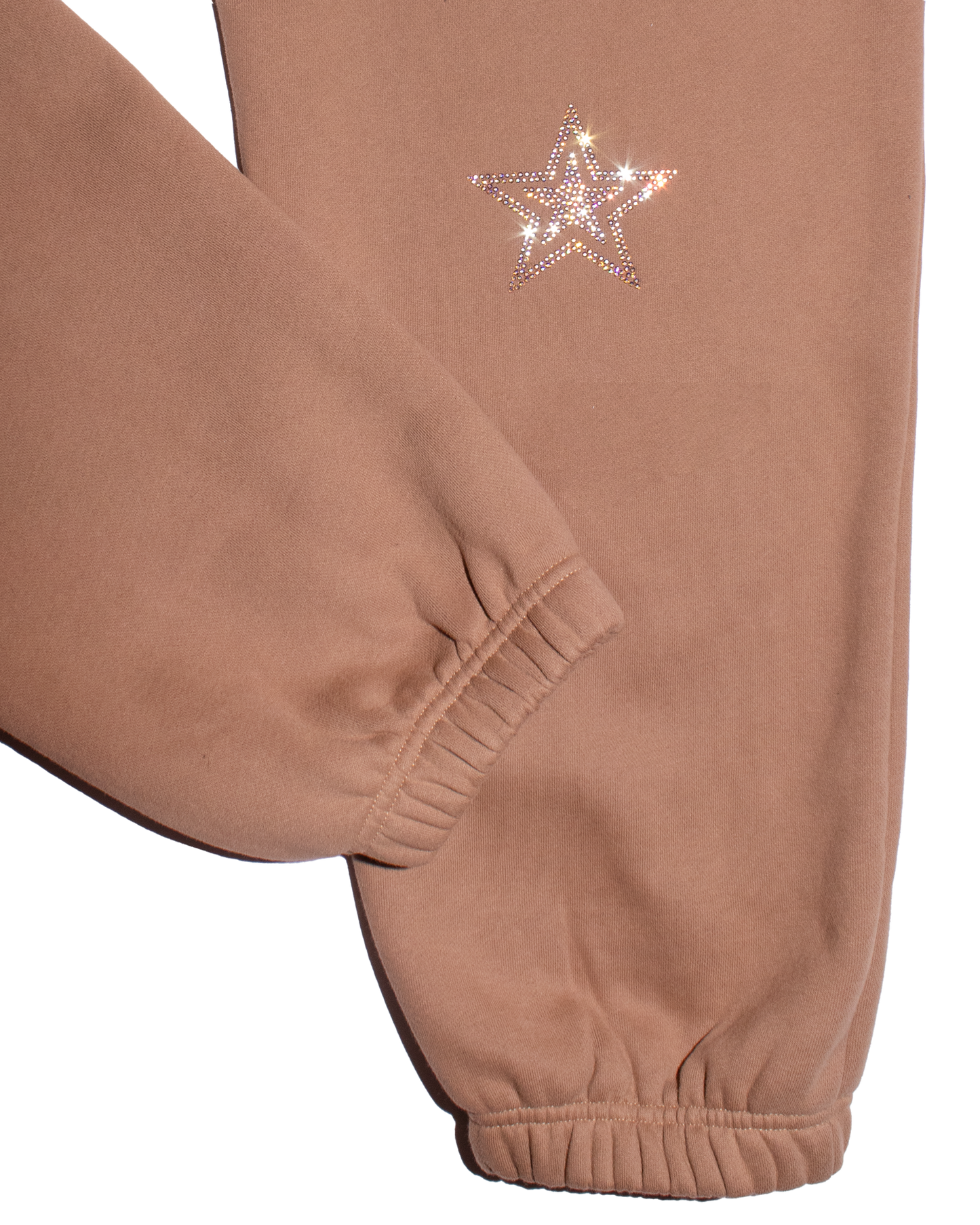 Latte Stars Sweatpants: Iridescent Rhinestones