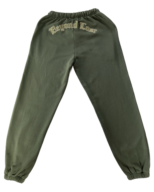 Sage Green Star Sweatpants. Oversized. Limited Edition!