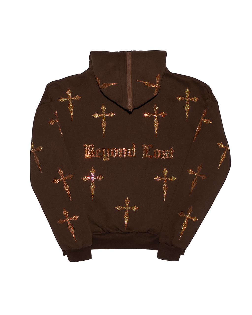 Forest Brown: Crystal Dagger Hoodie