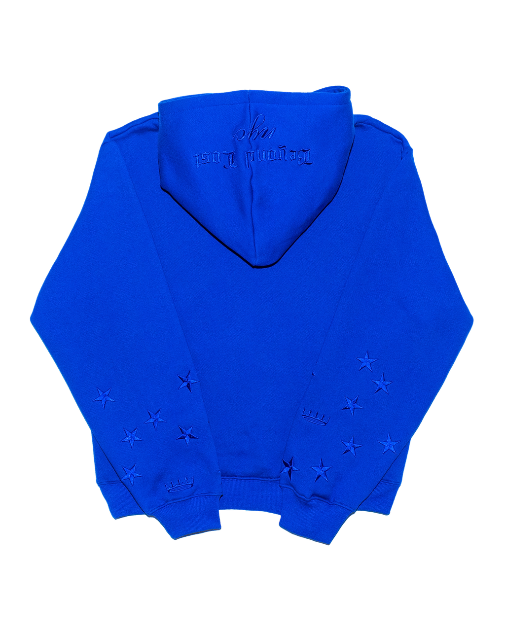 Royal Blue: Royal Triad Oversized Pullover Hoodie