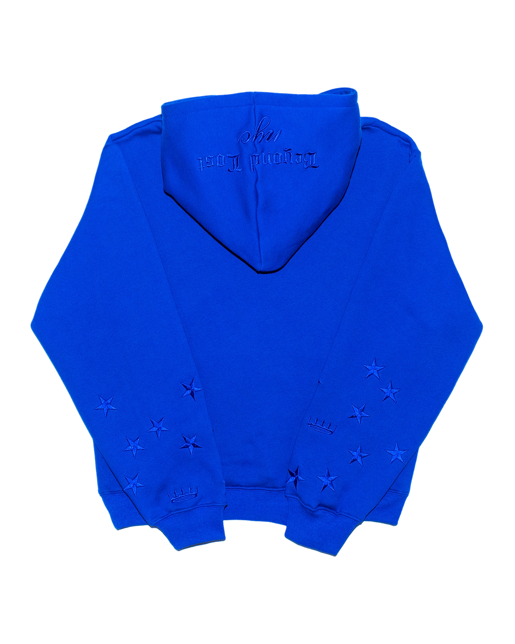 Royal Triad Collection: Royal Blue Oversized Pullover Hoodie