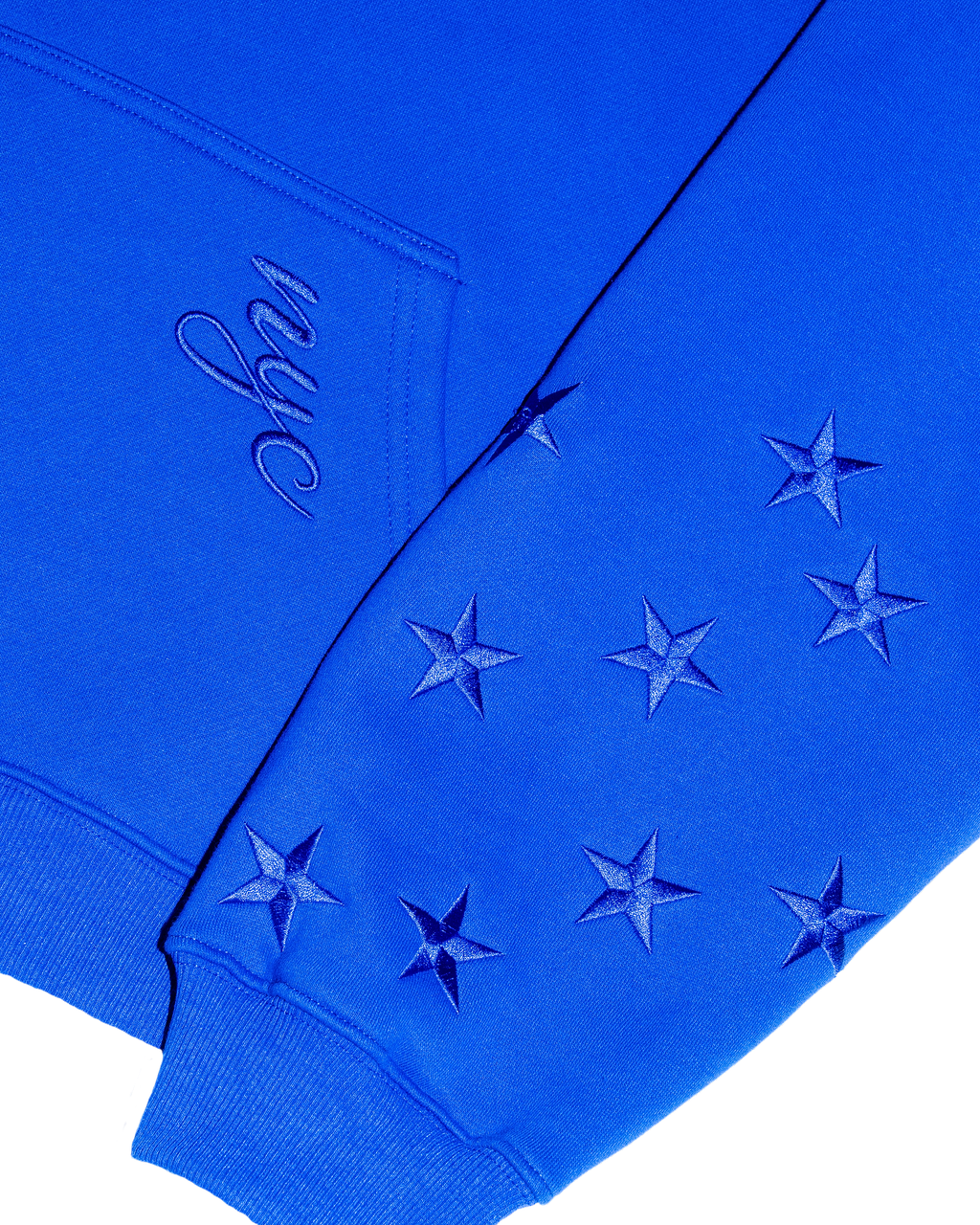 Royal Triad Collection: Royal Blue Oversized Pullover Hoodie