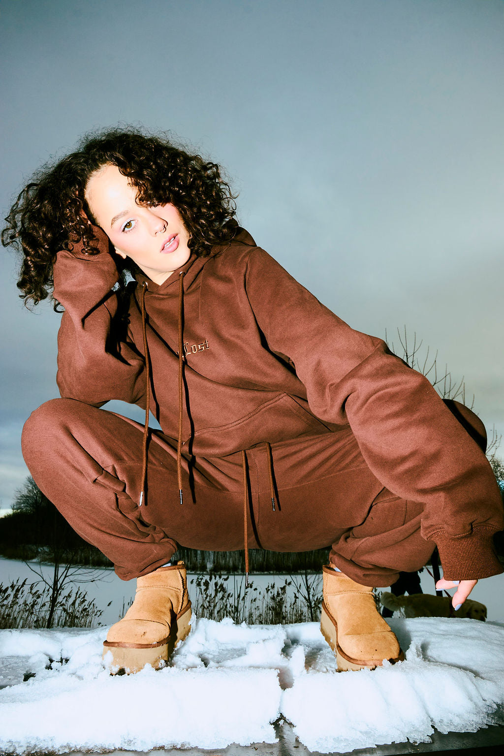 Mocha NYC Embroidered Sweatpants
