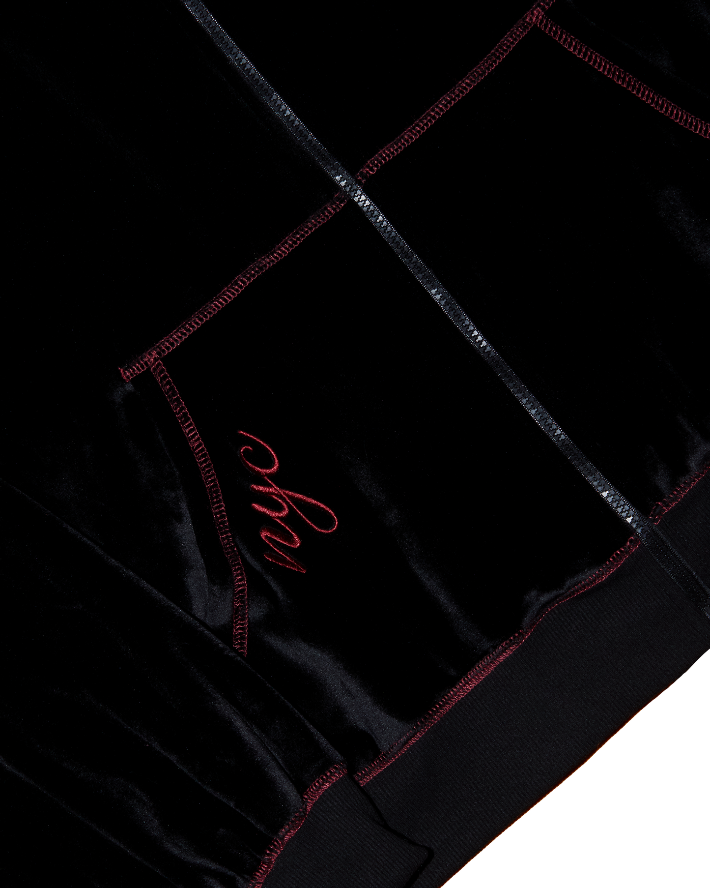 Luxury Velvet Black Hoodie: Special Edition