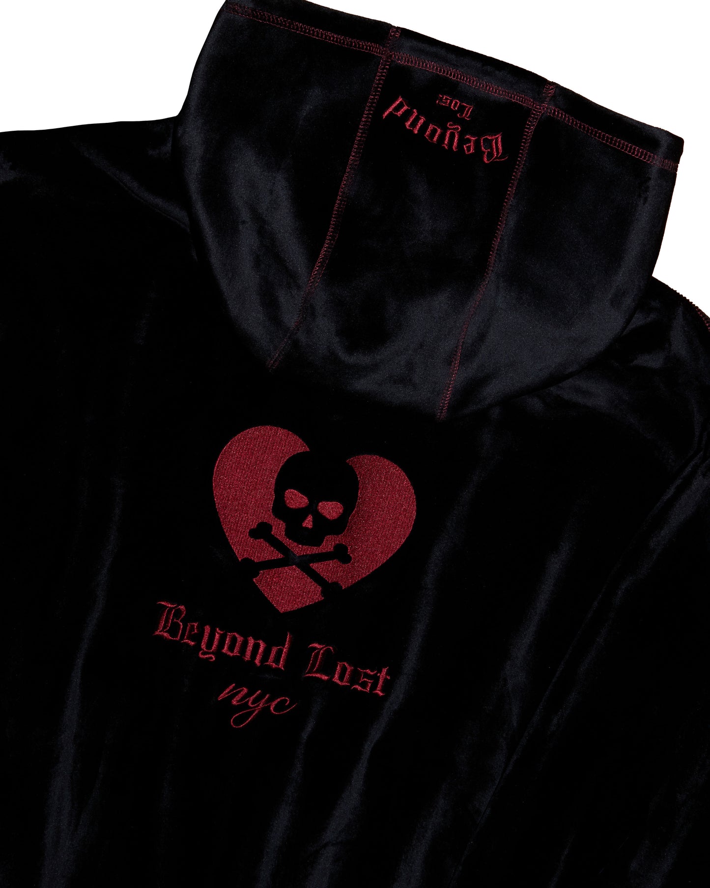 Luxury Velvet Black Hoodie: Special Edition