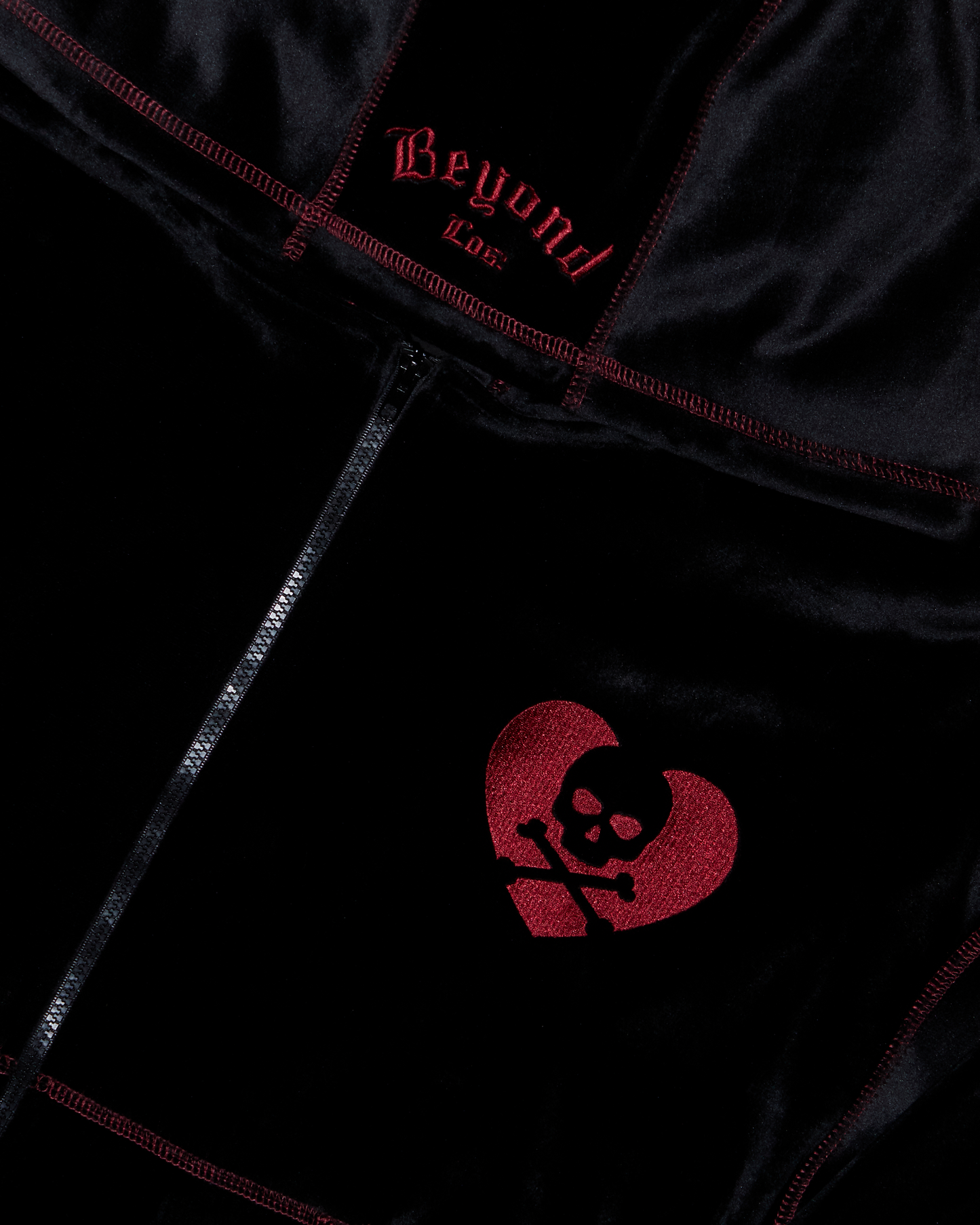 Luxury Velvet Black Hoodie: Special Edition