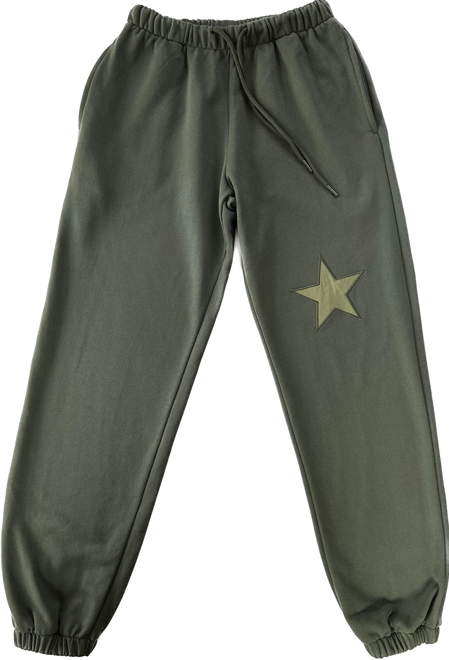 Sage Green Star Sweatpants. Oversized. Limited Edition!
