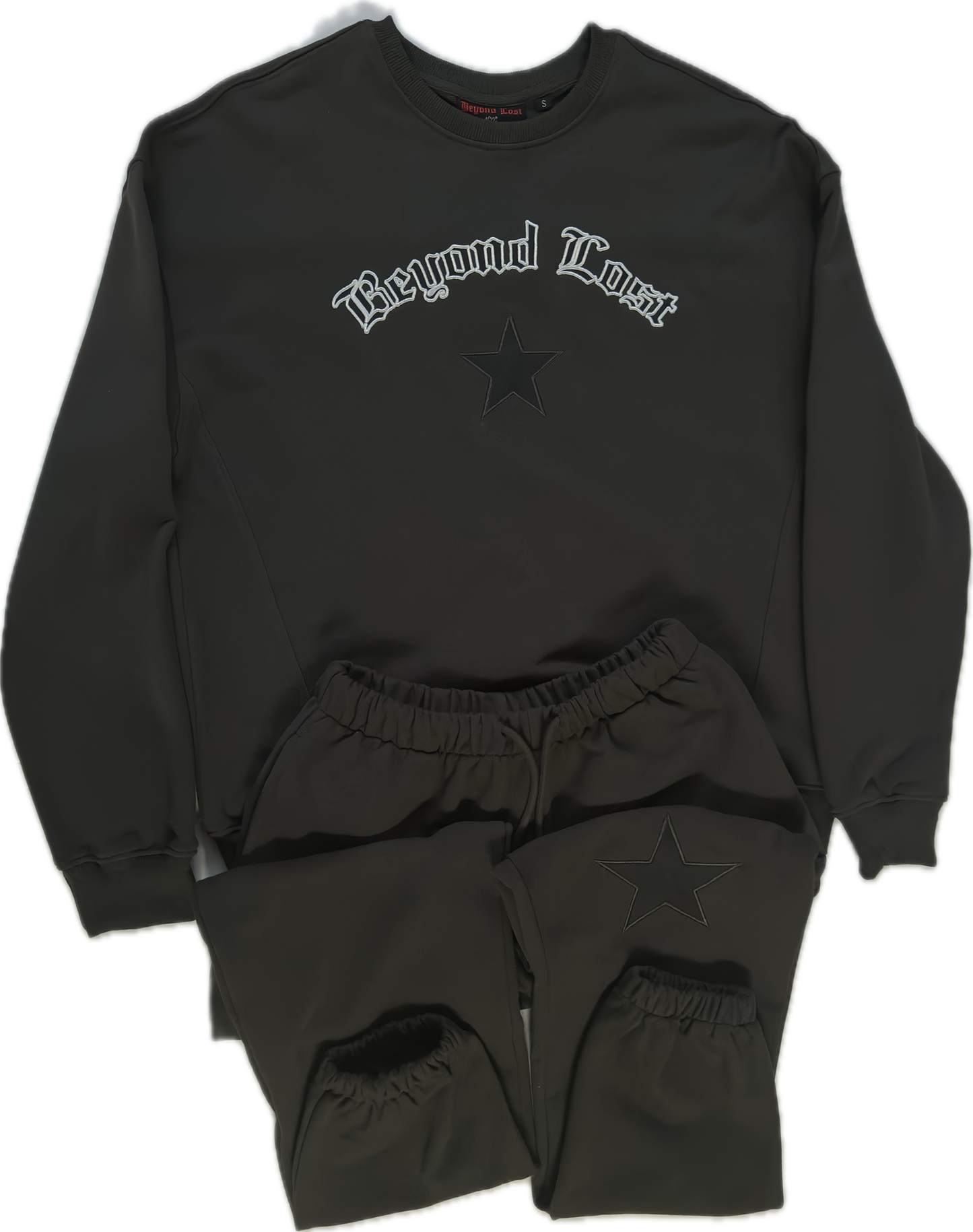 Smoke Gray Star Sweatpants. Oversized. Limited Edition!