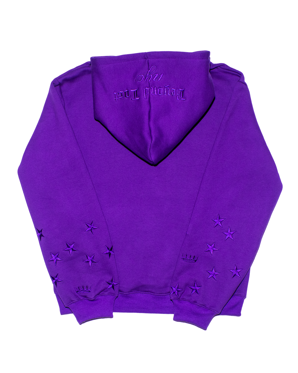 Royal Triad Collection: Imperial Purple Oversized Pullover Hoodie