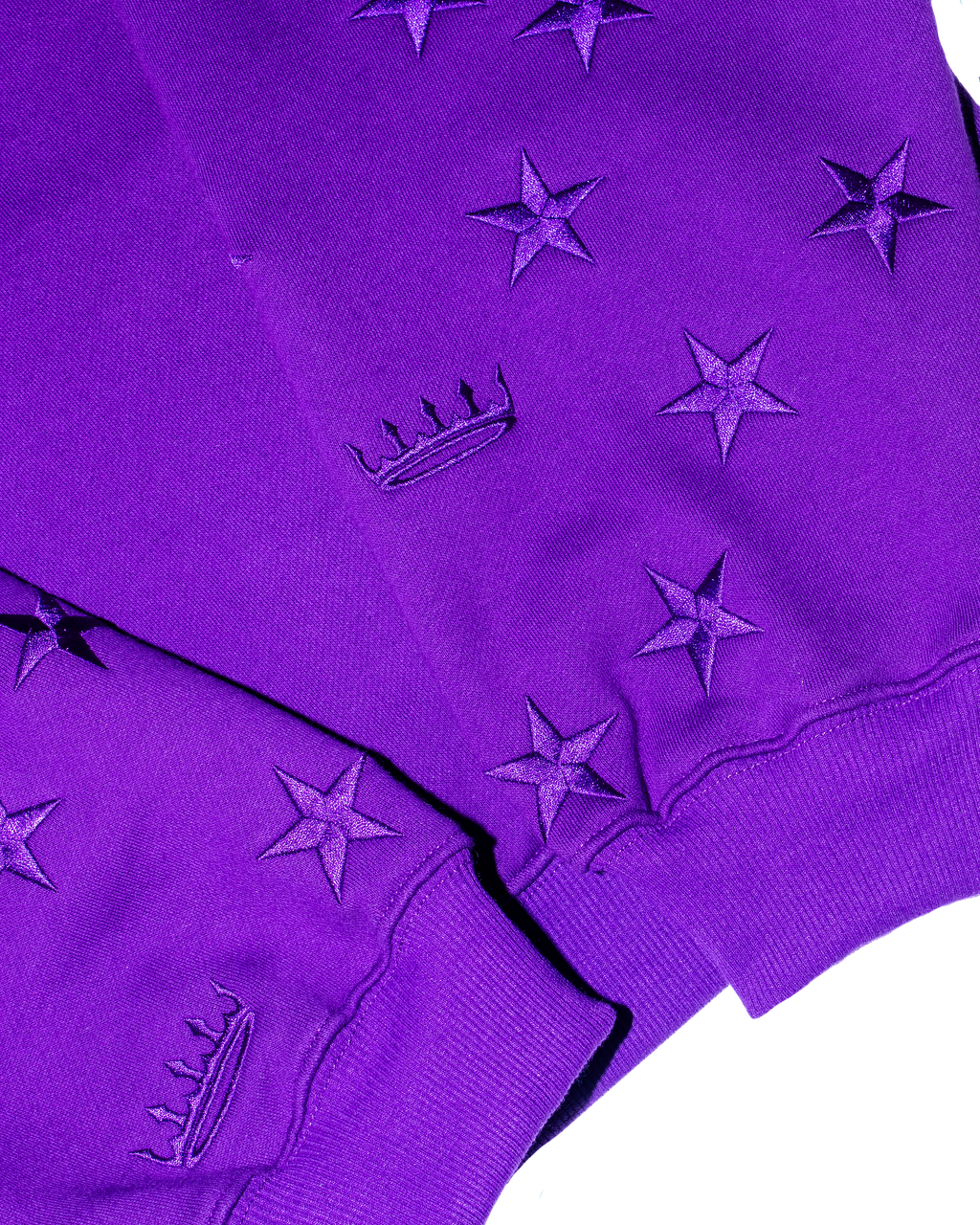 Royal Triad Collection: Imperial Purple Oversized Pullover Hoodie