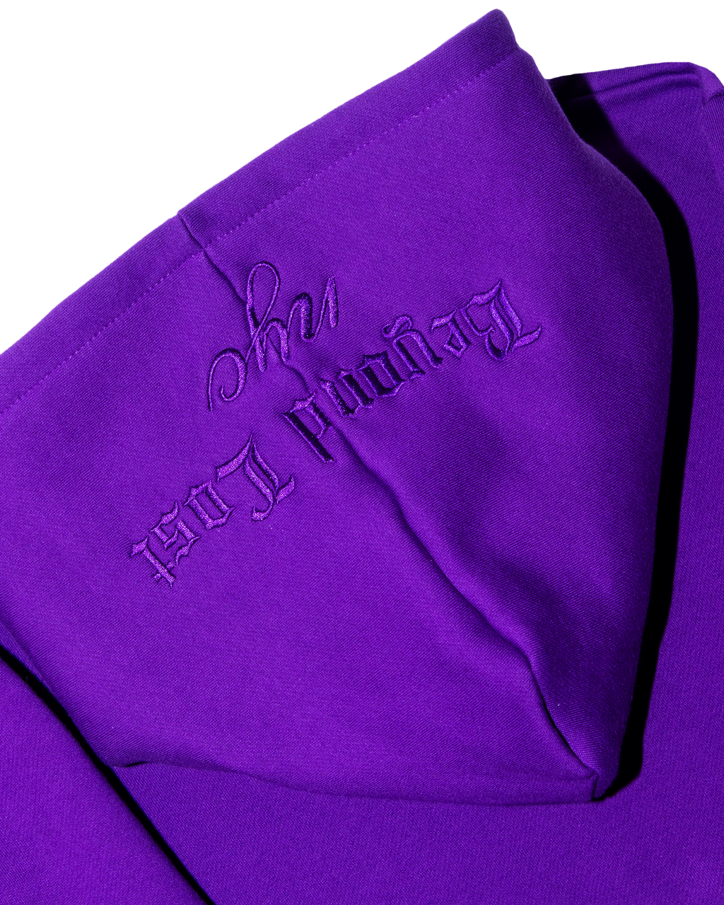 Royal Triad Collection: Imperial Purple Oversized Pullover Hoodie