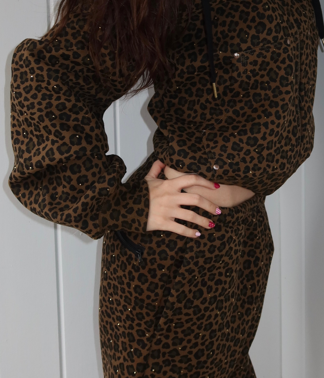 NEW! Copper Cheetah Rhinestone Sweats