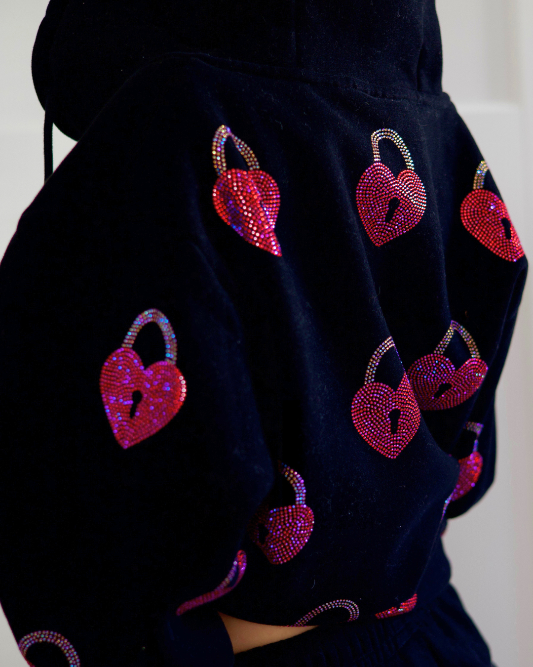 NEW! Heart Lock + Key Hoodie