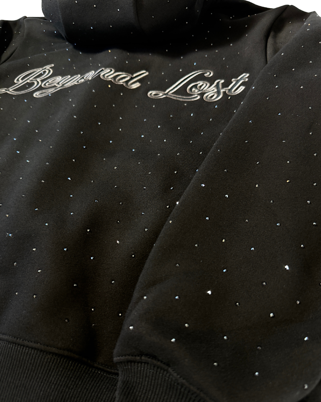 NEW! Black Rhinestone Midnight Star Hoodie
