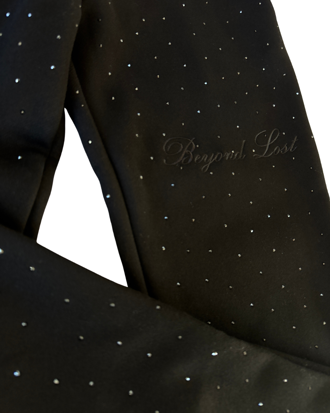 NEW! Black Rhinestone Midnight Star Sweatpants