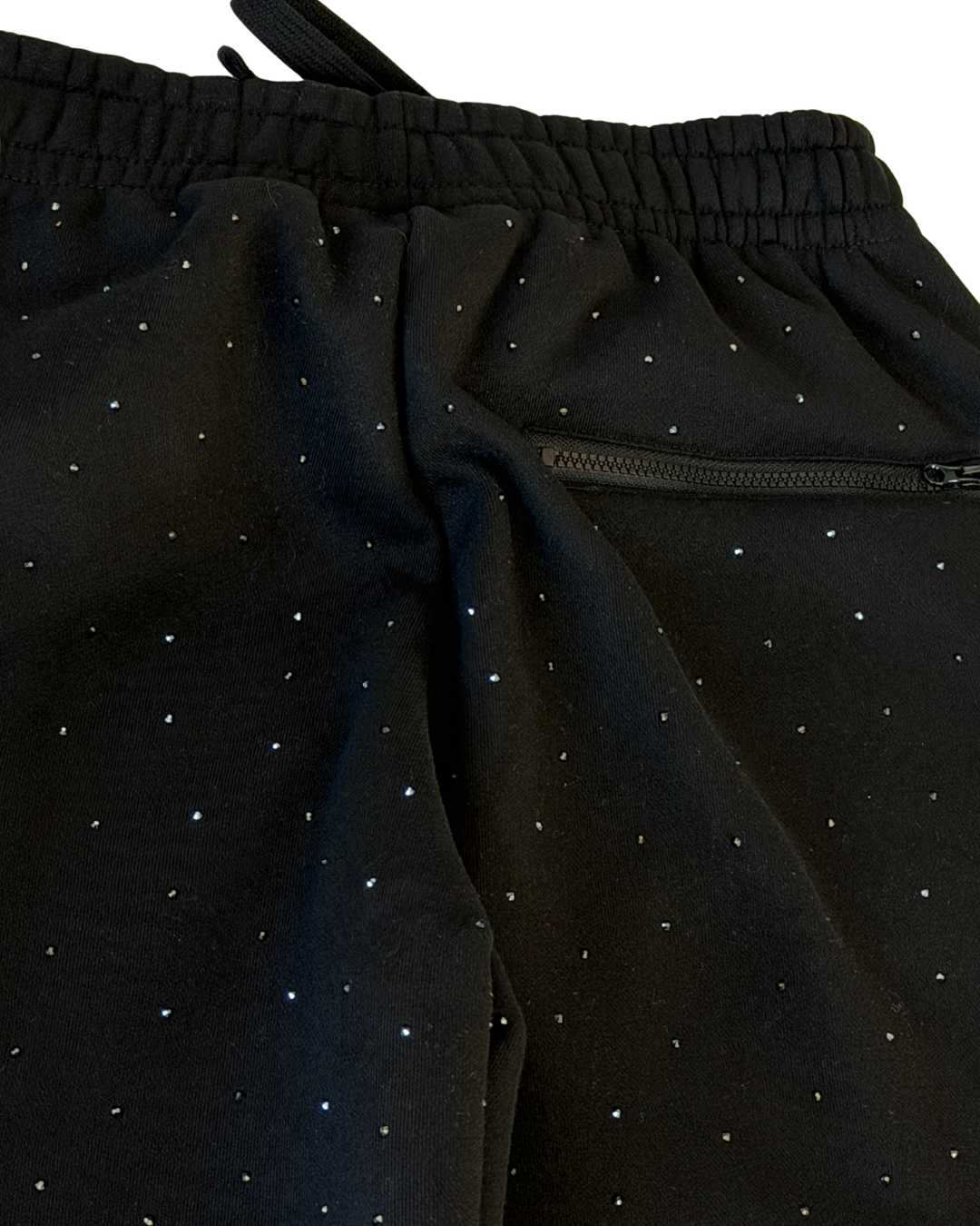 NEW! Black Rhinestone Midnight Star Sweatpants