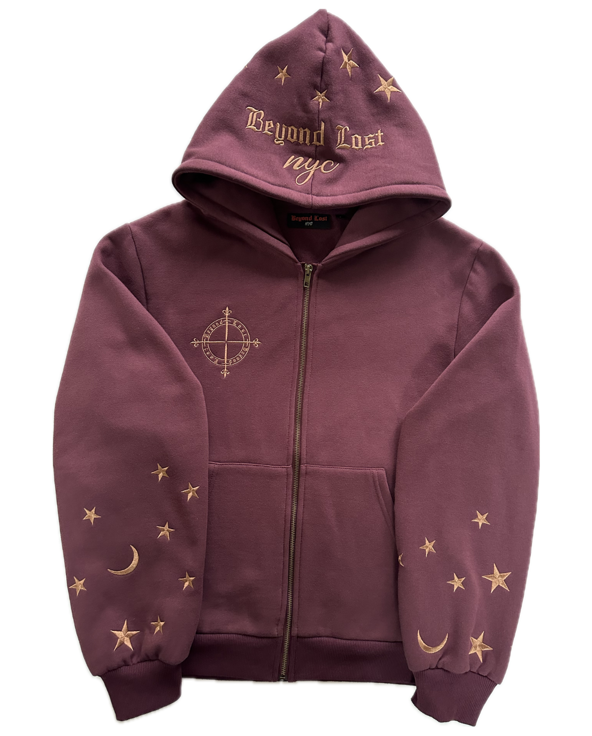 Hoodie Moon and Back brodé
