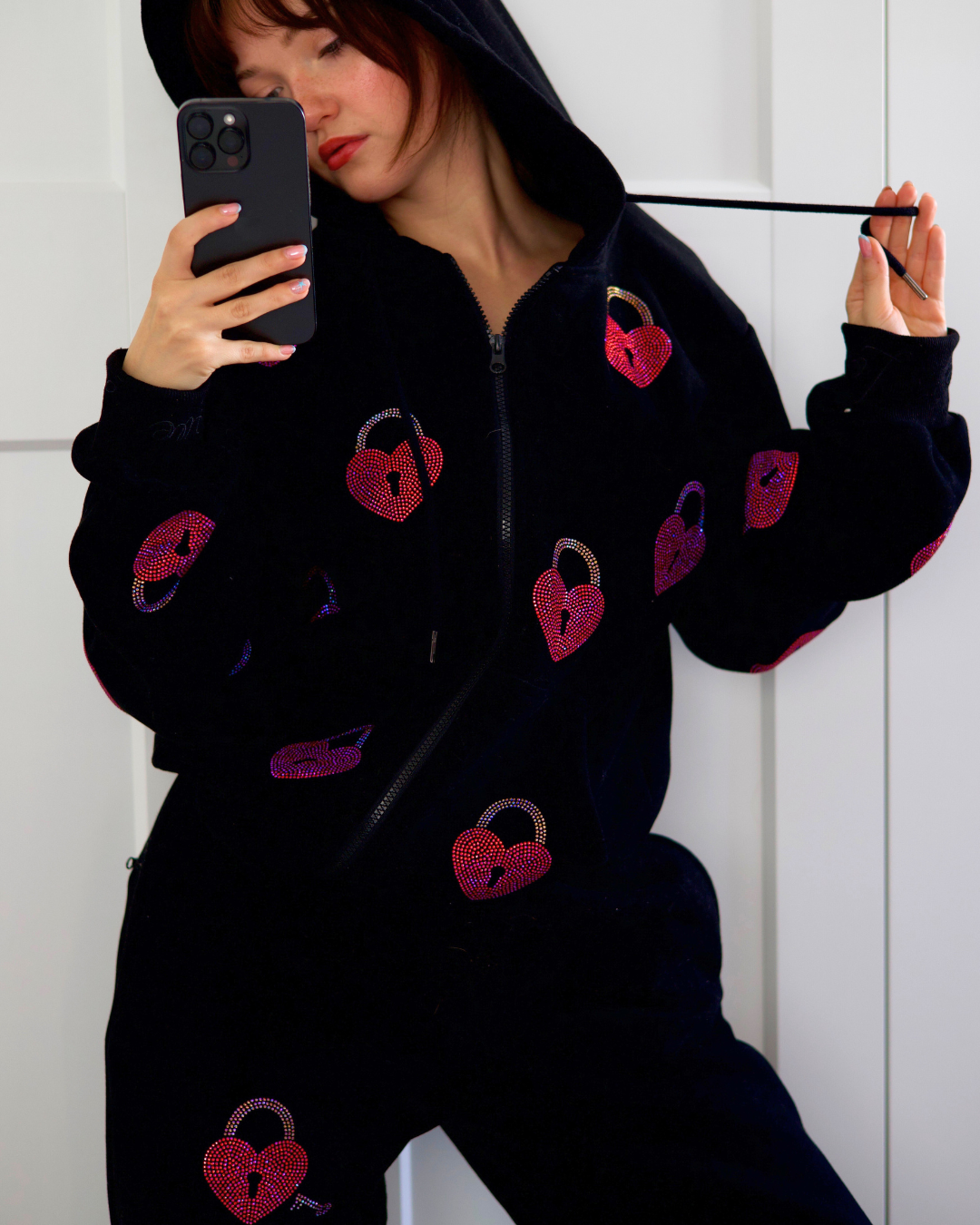 NEW! Heart Lock + Key Hoodie