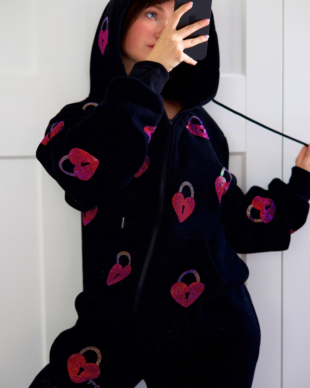 NEW! Heart Lock + Key Hoodie