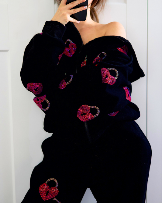 NEW! Heart Lock + Key Hoodie