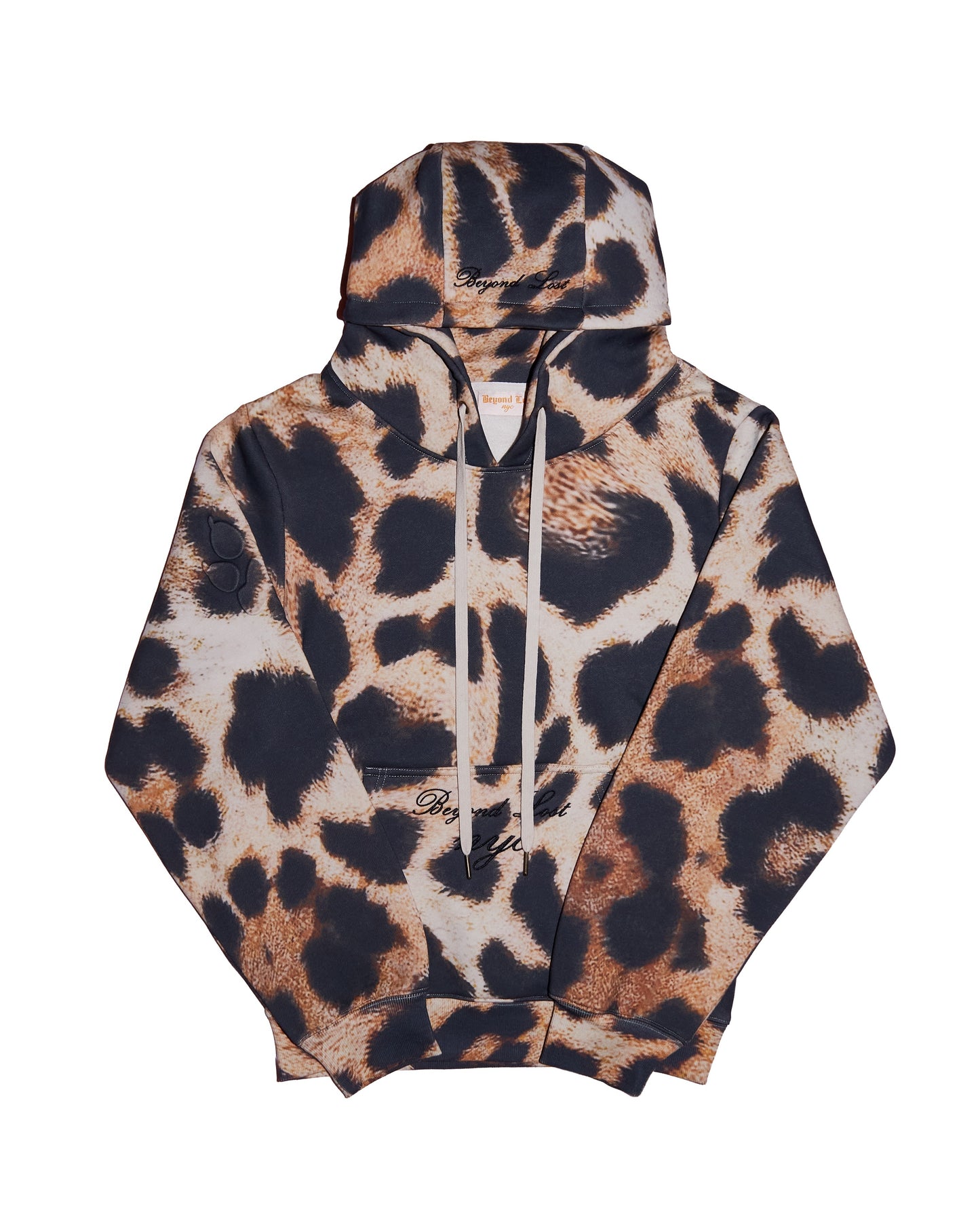 NEW! Embossed Urban Leopard Print Hoodie