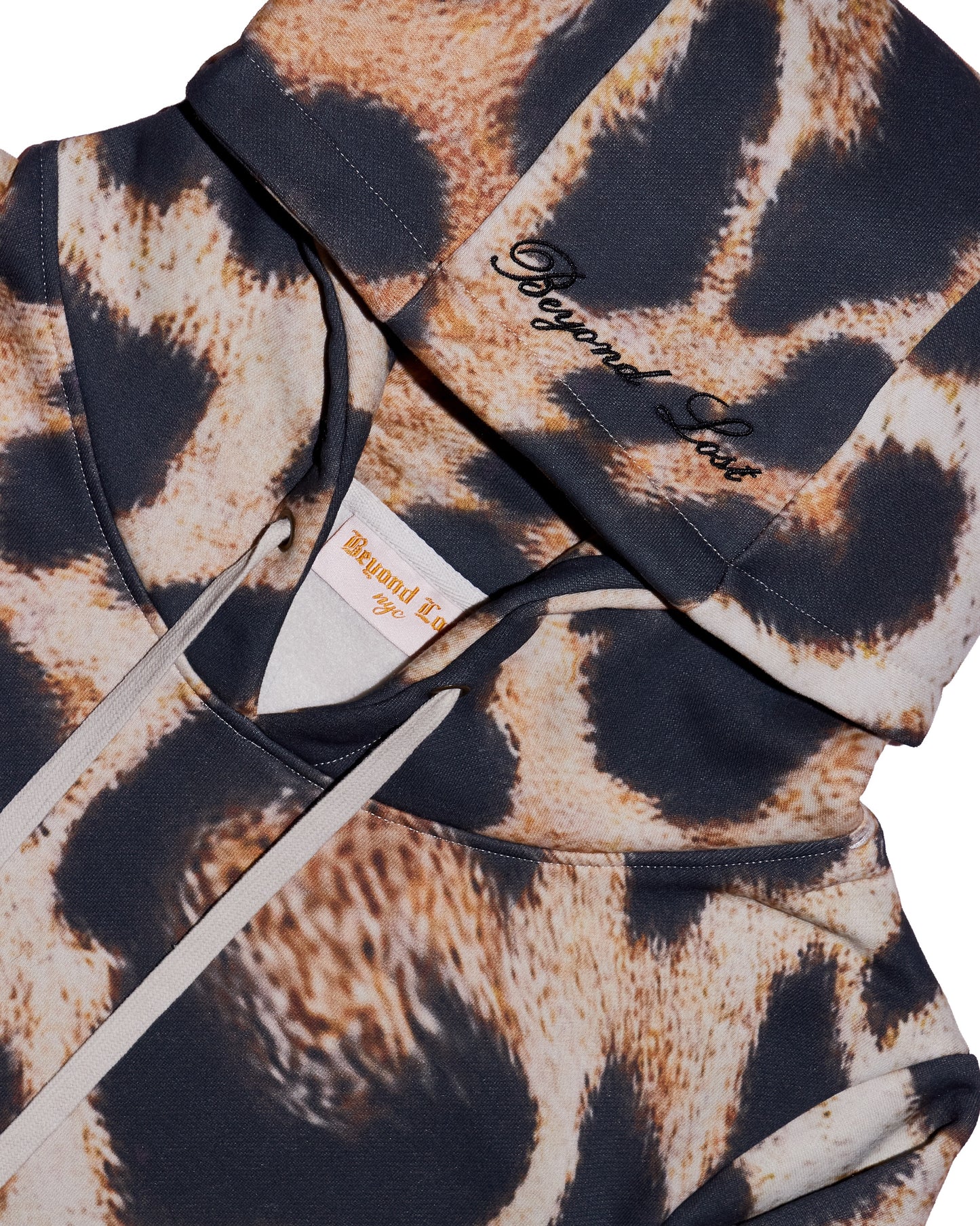 NEW! Embossed Urban Leopard Print Hoodie
