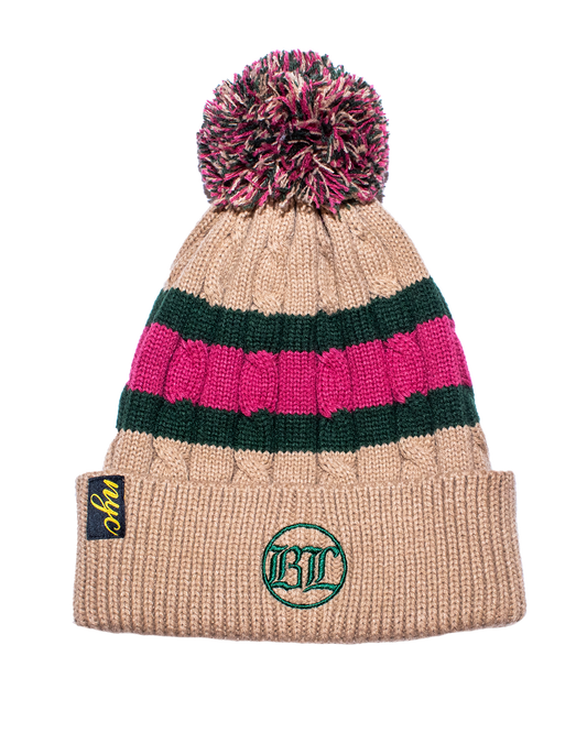 Latte Pom Beanie