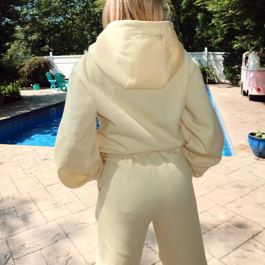 Buttermilk Yellow Lightweight Sweatpants