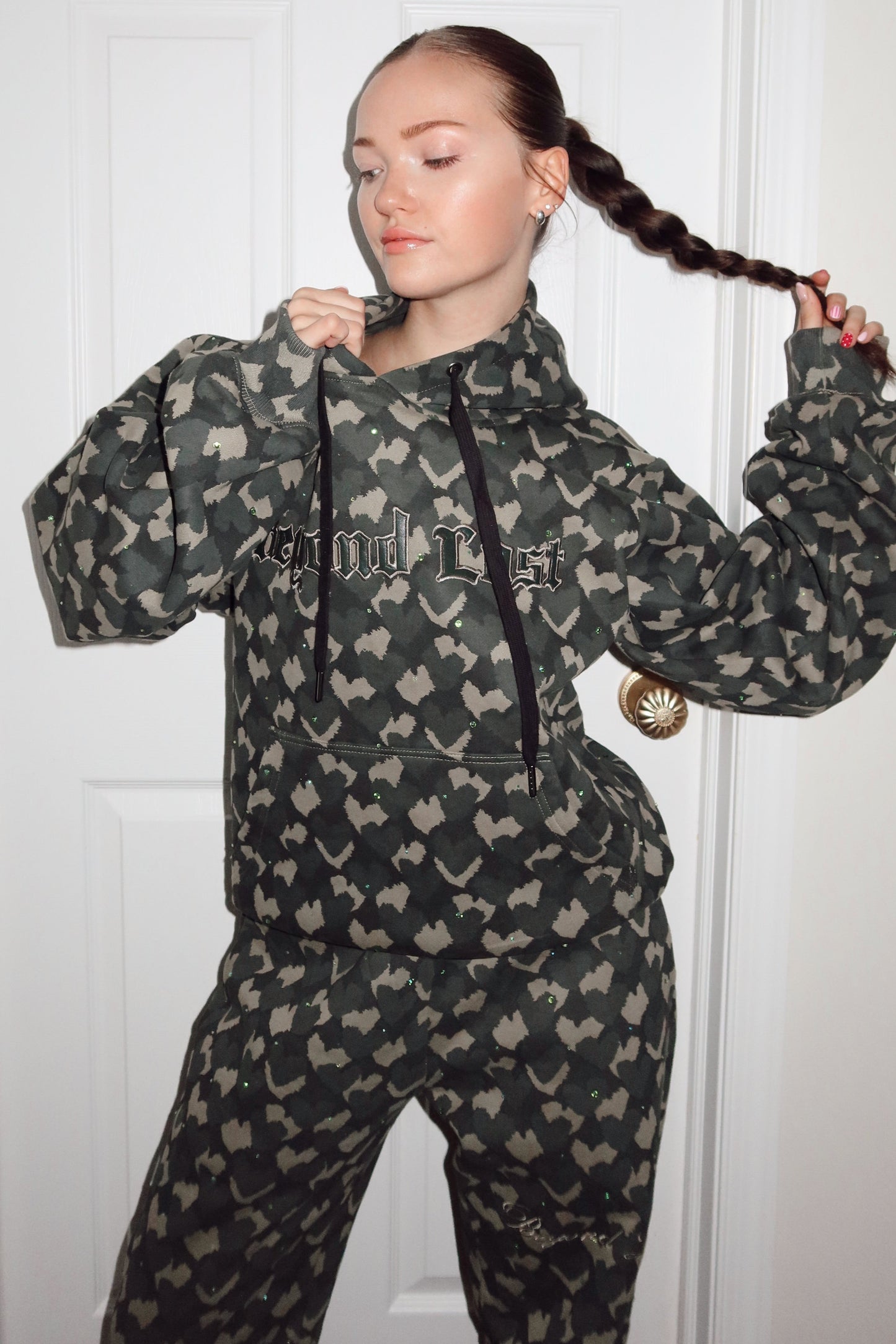 NEW! Vintage Heart Camo Hoodie