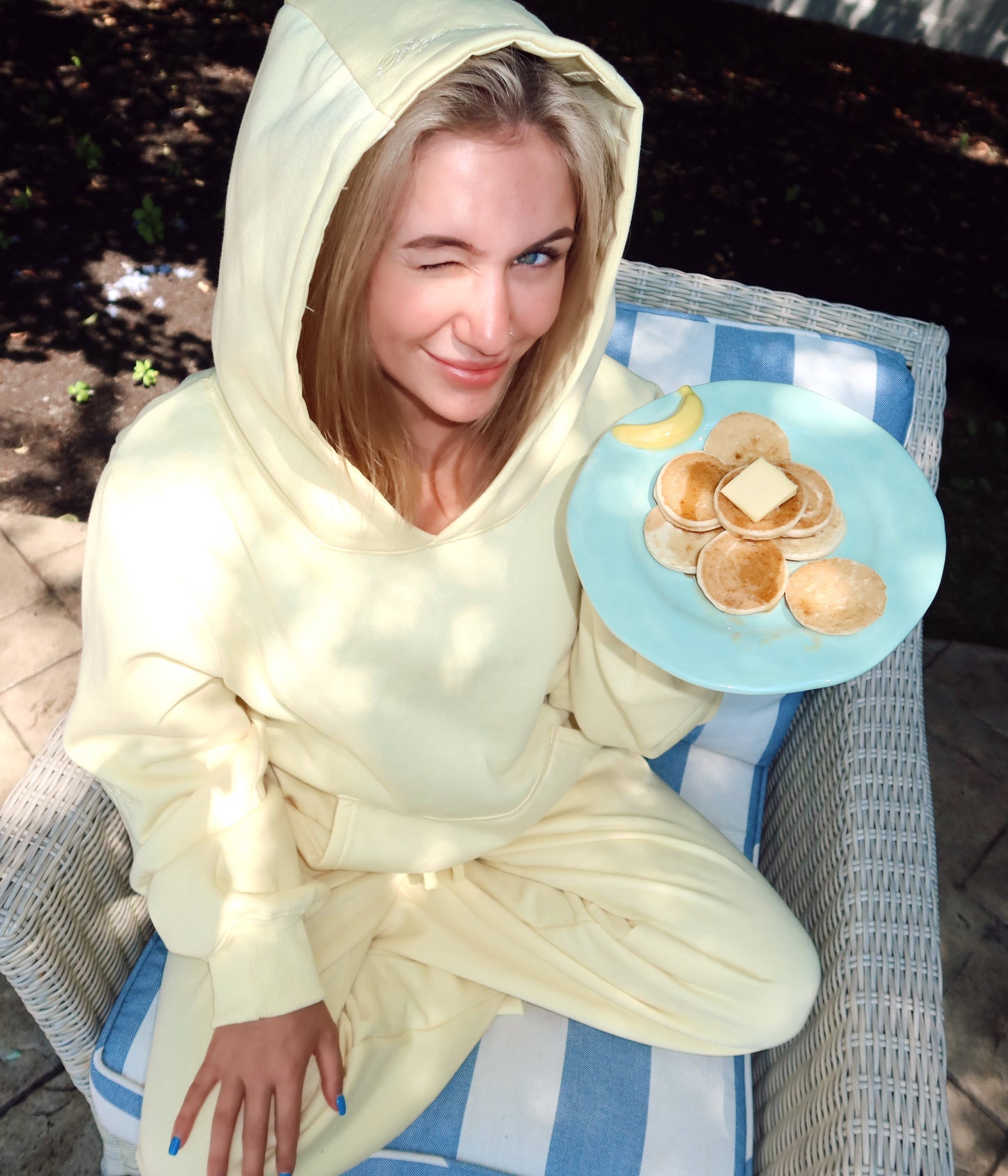 NEW! Buttermilk Yellow Lightweight Hoodie